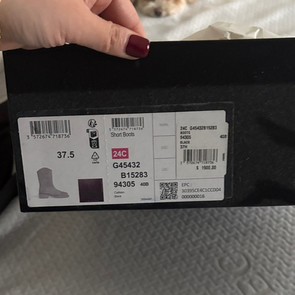 CHANEL Black Leather Mid-Calf Boots - Picture 6 of 7